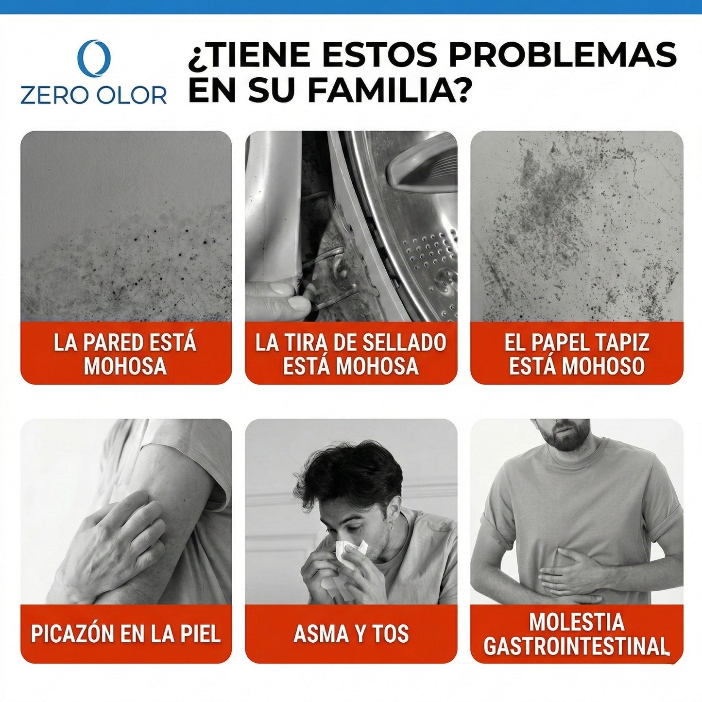 Spray Eliminador de Moho Zero Olor