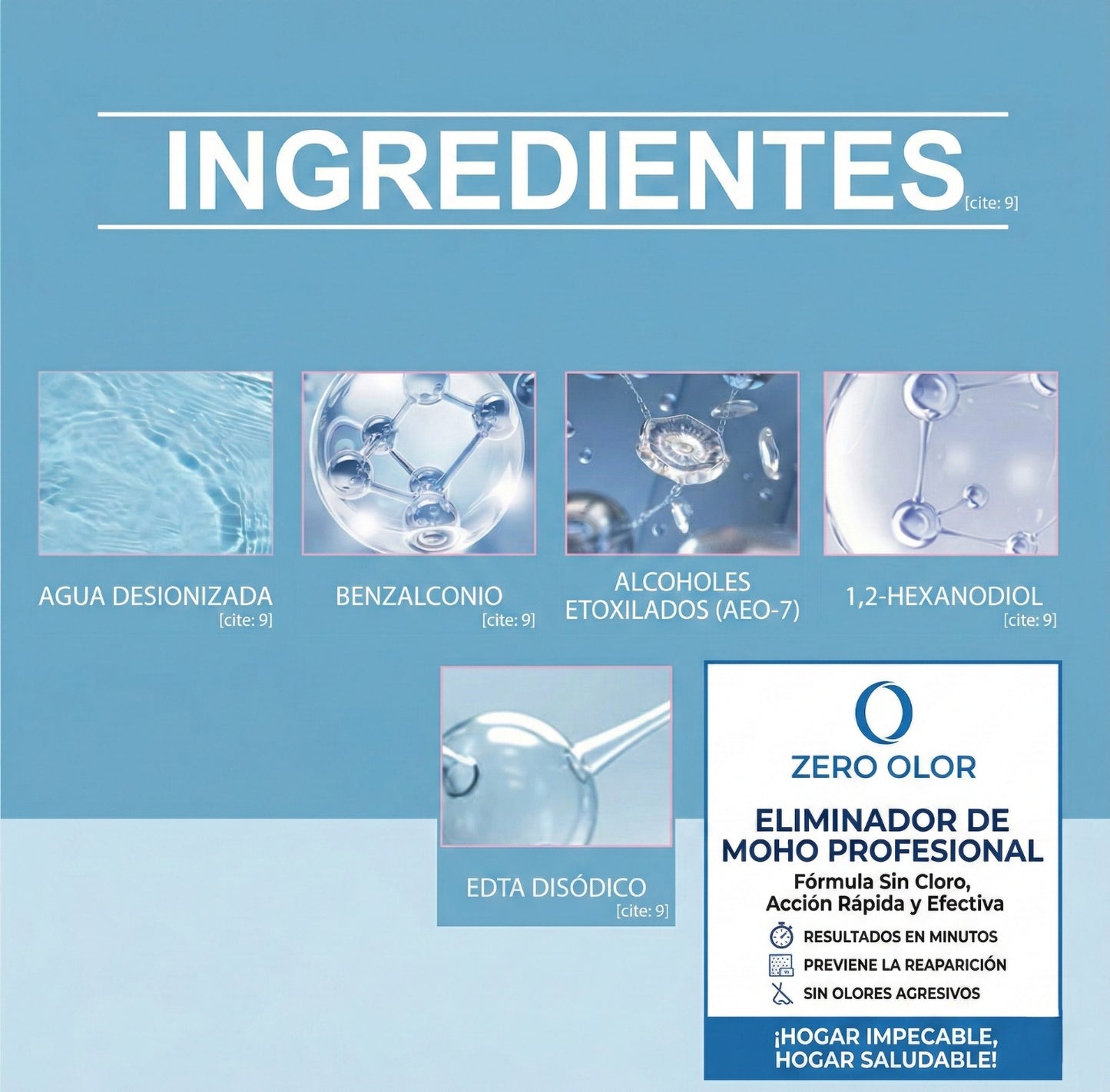 Spray Eliminador de Moho Zero Olor